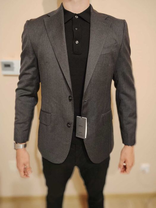 sacou barbati din lana 100%