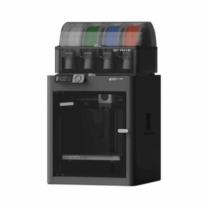 Bambu Lab P1S + AMS – Ca nou, Nozzle 0.2 & 0.4, 3 plăci print, 15+role
