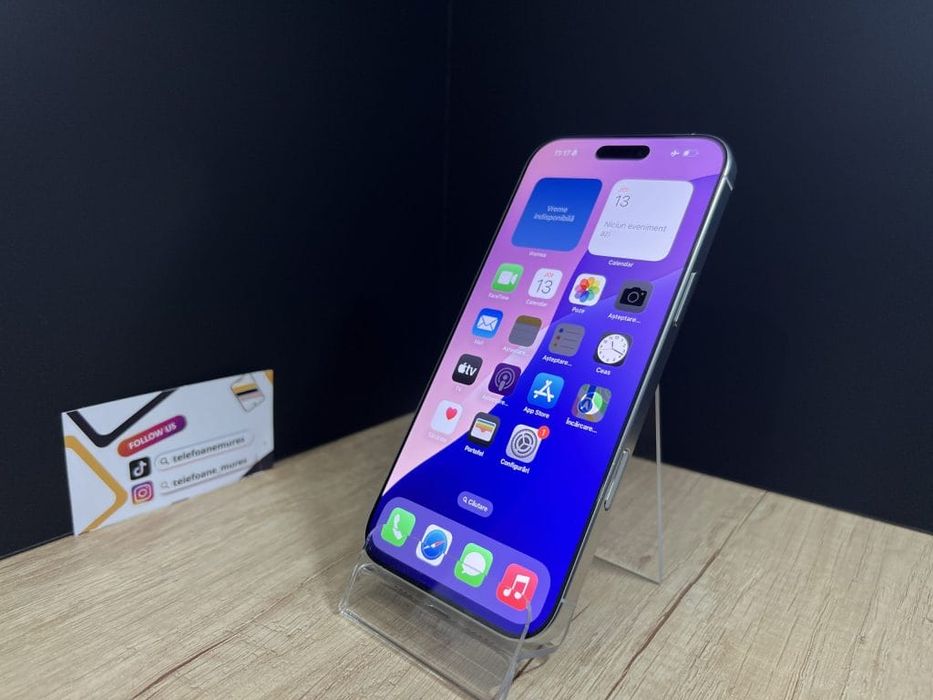 Iphone 16 Pro Max 256Gb White Titanium Second-Hand Foarte Bun 3 ani ga