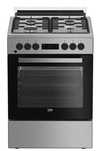 Vand Aragaz BEKO FSM62320TXD, 4 arzatoare, Gaz + Electric