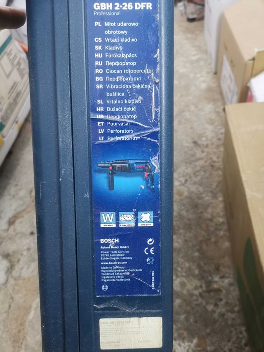 vand rotopercuror BOSCH GBH 2-26 DFR in cutia originala - NOUA