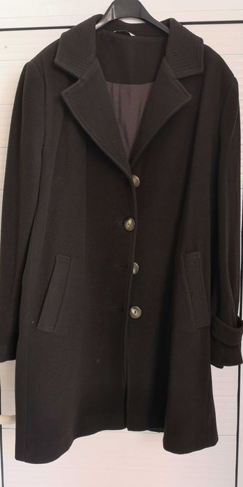 Дамско палто от вълна и кашмир