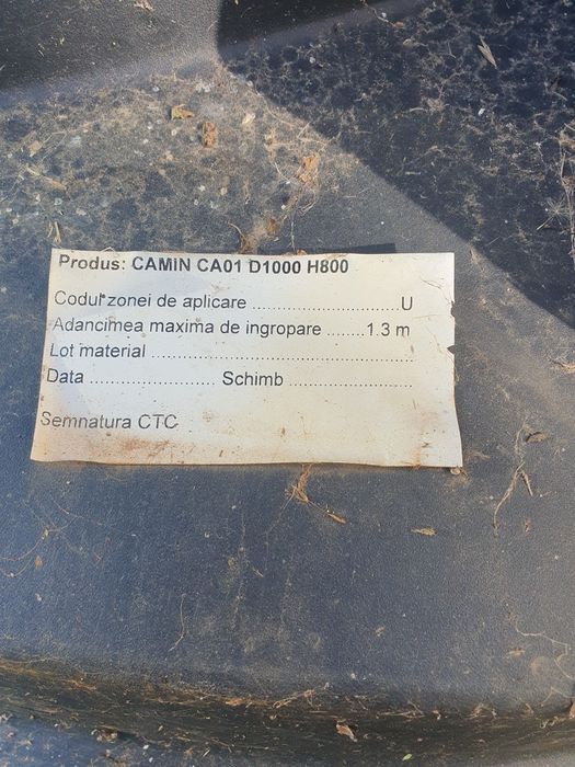 Cămin deviere CA01 D1000 H800