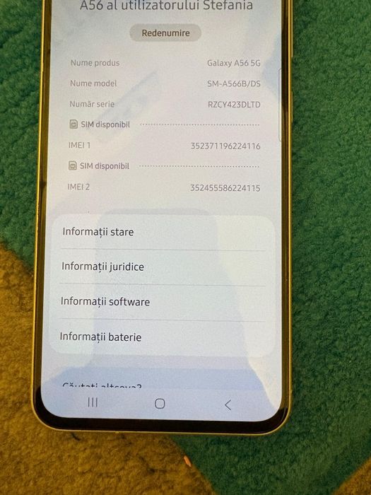 Samsung A56 stare impecabila