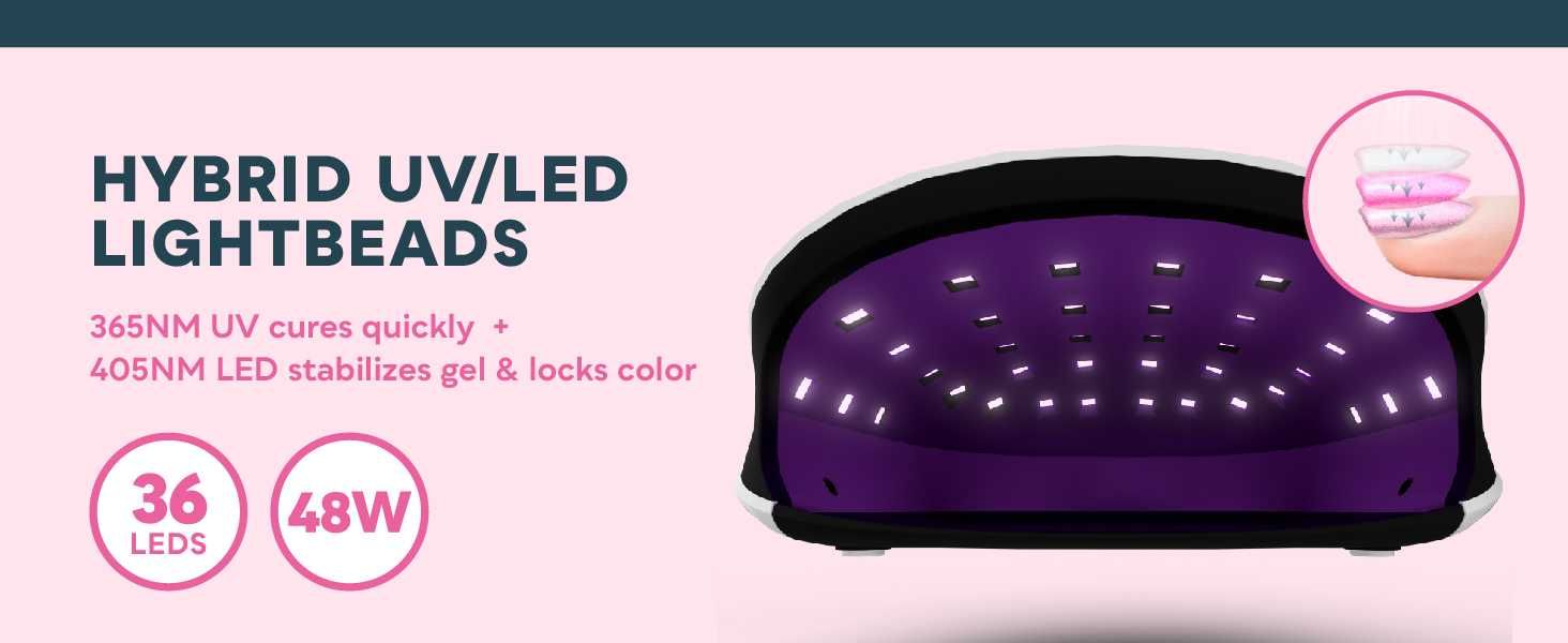 Професионална лампа за маникюр и педикюр SUNUV SUN4 48W UV LED