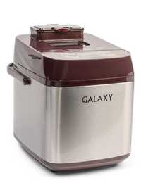 Хлебопечь GALAXY GL 2700 бордовый, серый
