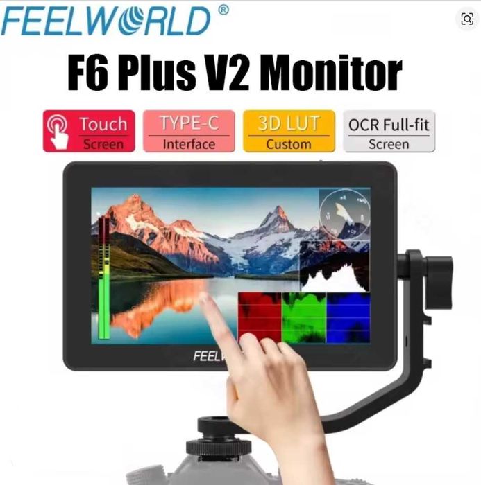 Външен монитор за фотоапарат Feelworld F6 Plus V2 Touch 6-инчов