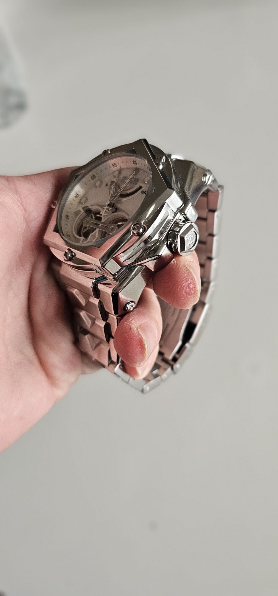 Invicta Helios  double open hearts механичен часовник