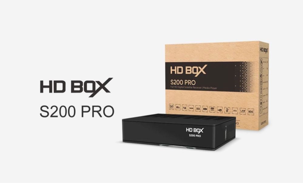 Hd box S100pro,Hd box S200pro, tuner, параболический DVBC сигнал