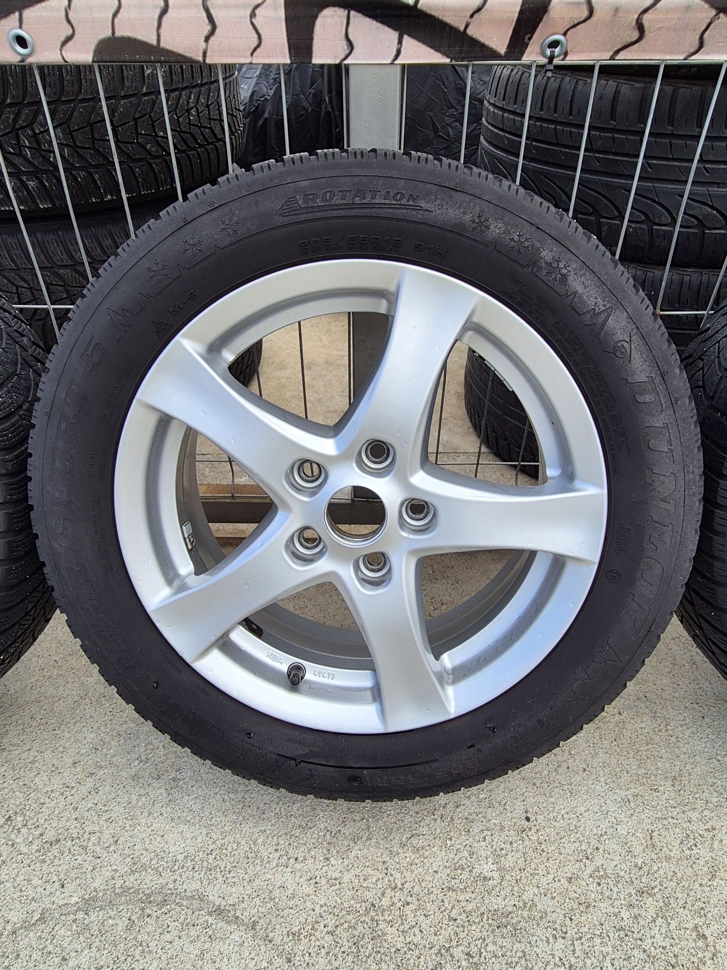 Джанти Borbet 16 цола , 5х112 , 6j , et48 , 205/55/16 Vw Audi  Skoda