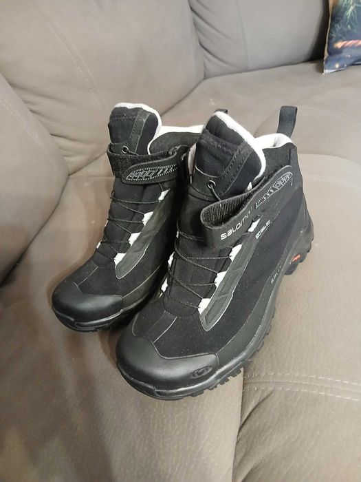 Дамски Зимни Обувки Salomon Shoes Deemax 3 Ts Wp W Black/Black/Alloy