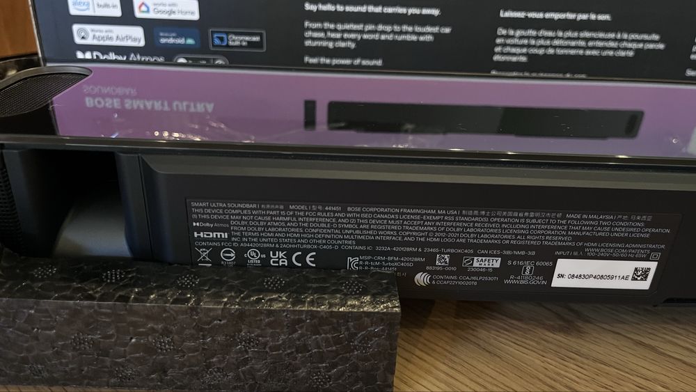 Bose Soundbar SMART ULTRA 4 години гаранция!!