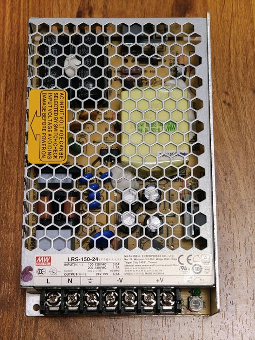 Sursa de alimentare in comutatie, 24V, 6.5A, Mean Well, LRS-150-24