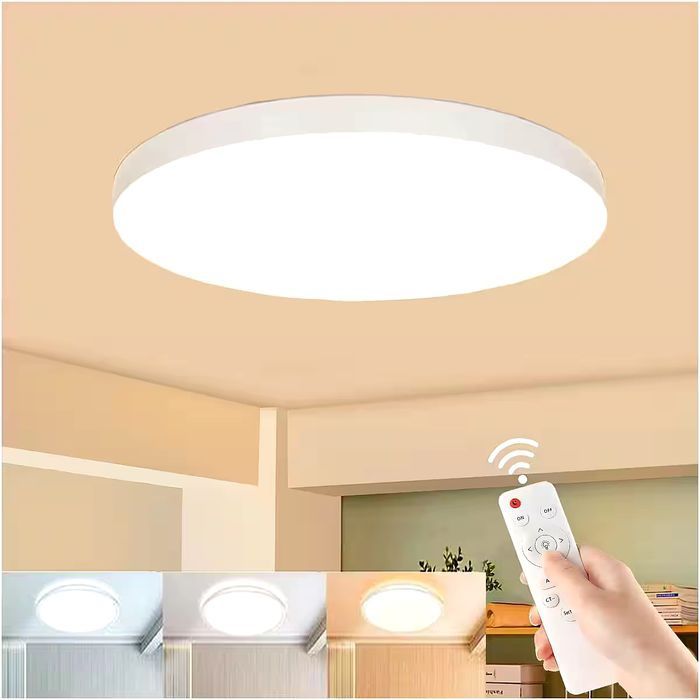 Plafoniera 36W RGB LED cu efect de cer instelat cu telecomanda