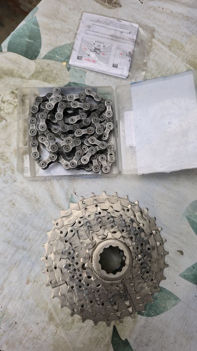 Цепь и звезда велосипедная