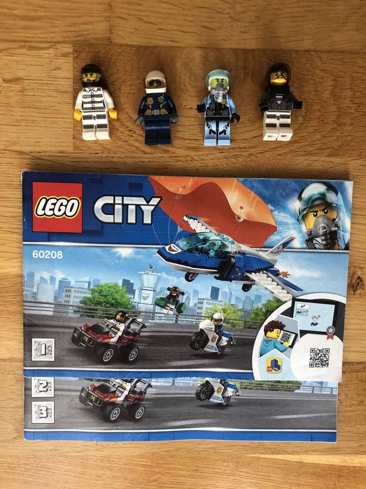 Lego City Police 60208 Arest cu parasutisti ai politiei aeriene