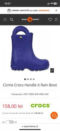 Cizme ploaie Crocs