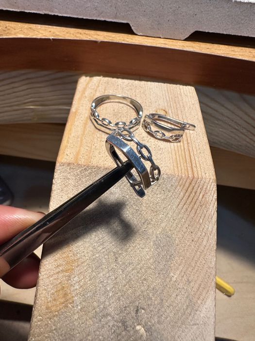 Ювелирное украшение серебряный комплект