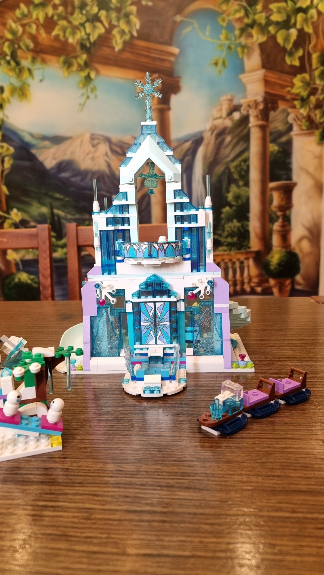 Замок Эльзы, замок холодное сердце, дом Эльзы Lego, LEGO, лего Эльза