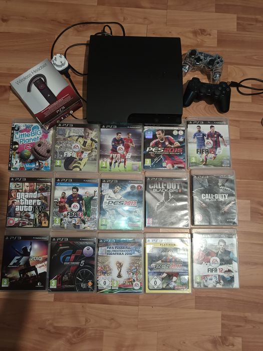 Ps 3 cu toate accesoriile și toate jocurile