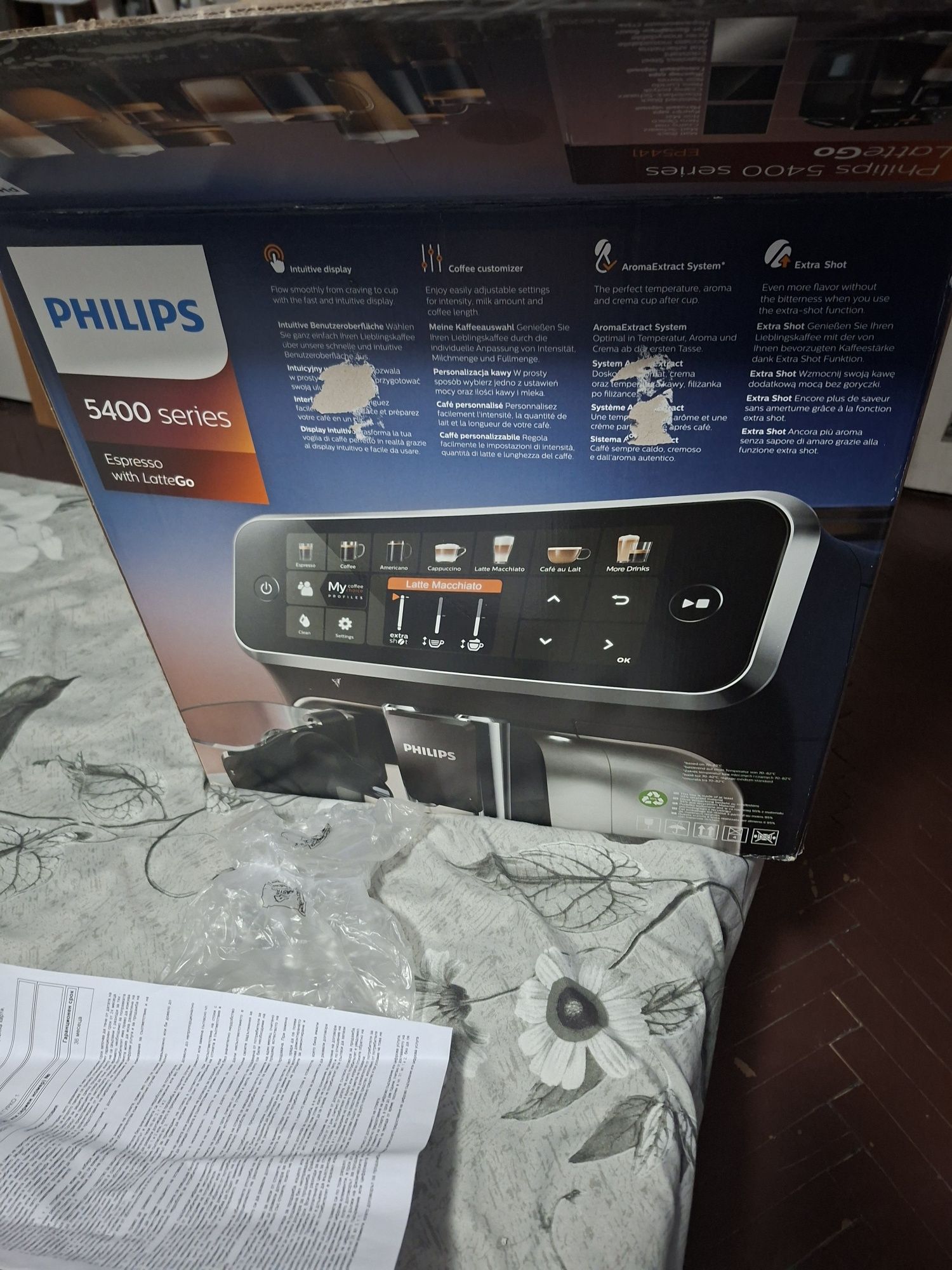Кафе автомат Philips 5400 latte go