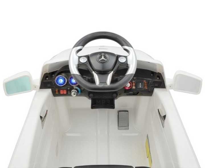 Електрическа кола с дистанционно управление за деца Mercedes, Бяла