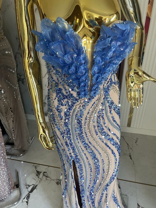 Rochie bijuterie lucrata manual in atelier