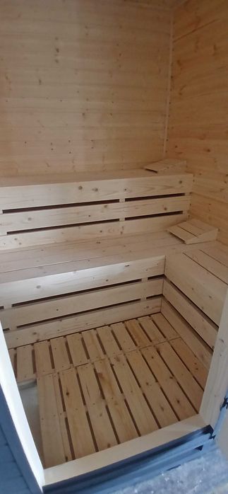 Sauna exterior izolat