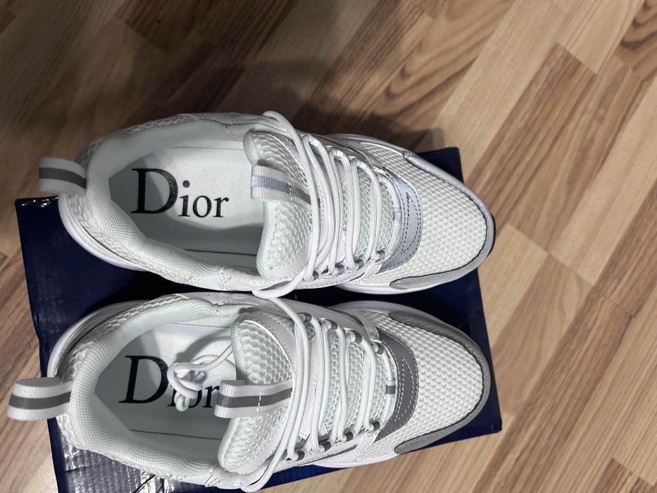 Dior B22 White Silver