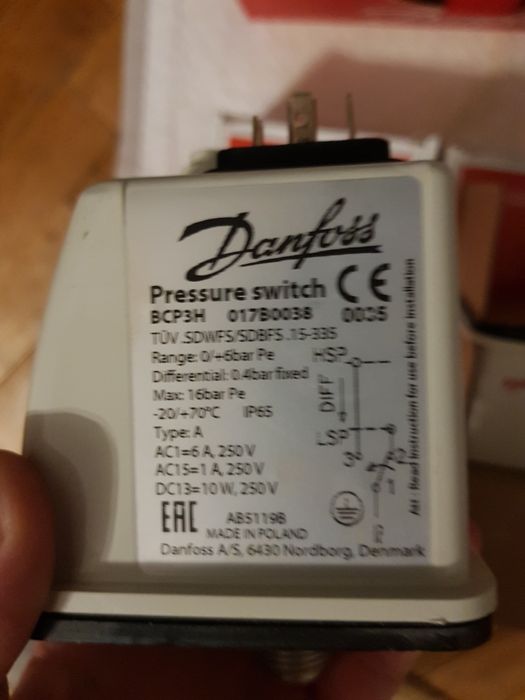 Automatizare Danfoss ECL CONFORT 210 /KEY A217/PRESOSTAT 017B0062/38