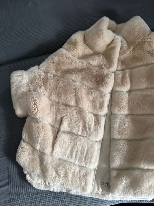 Палто от естествен косъм чинчила