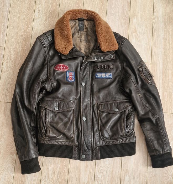Geaca piele Aviator