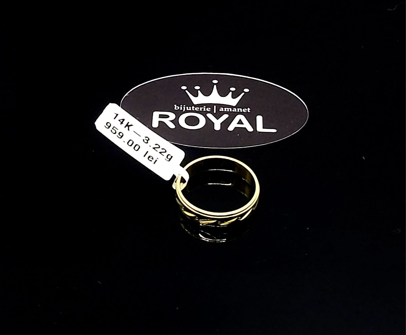 Bijuteria Royal verigheta  din aur 14k 3.22 gr