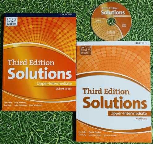 Доставка. Solutions student's book, workbook, third edition