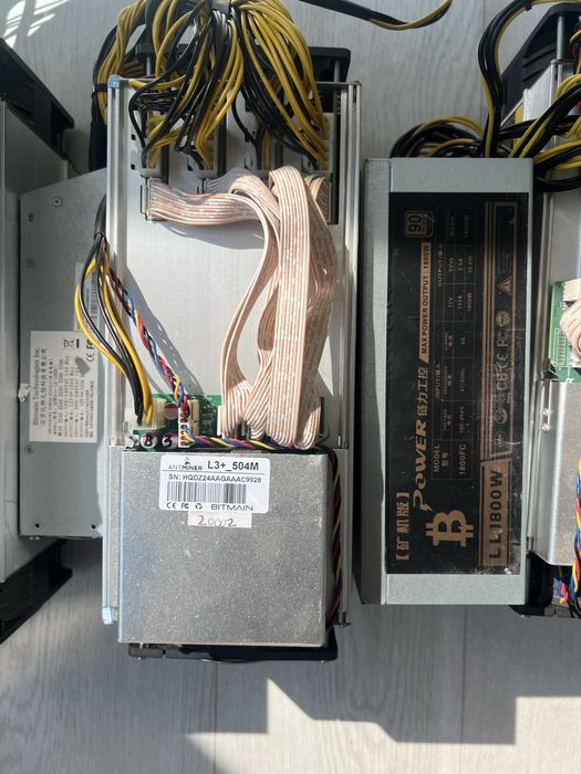 AntMiner + Sursa 1600/1800 W, modele L3+/S9j/S9