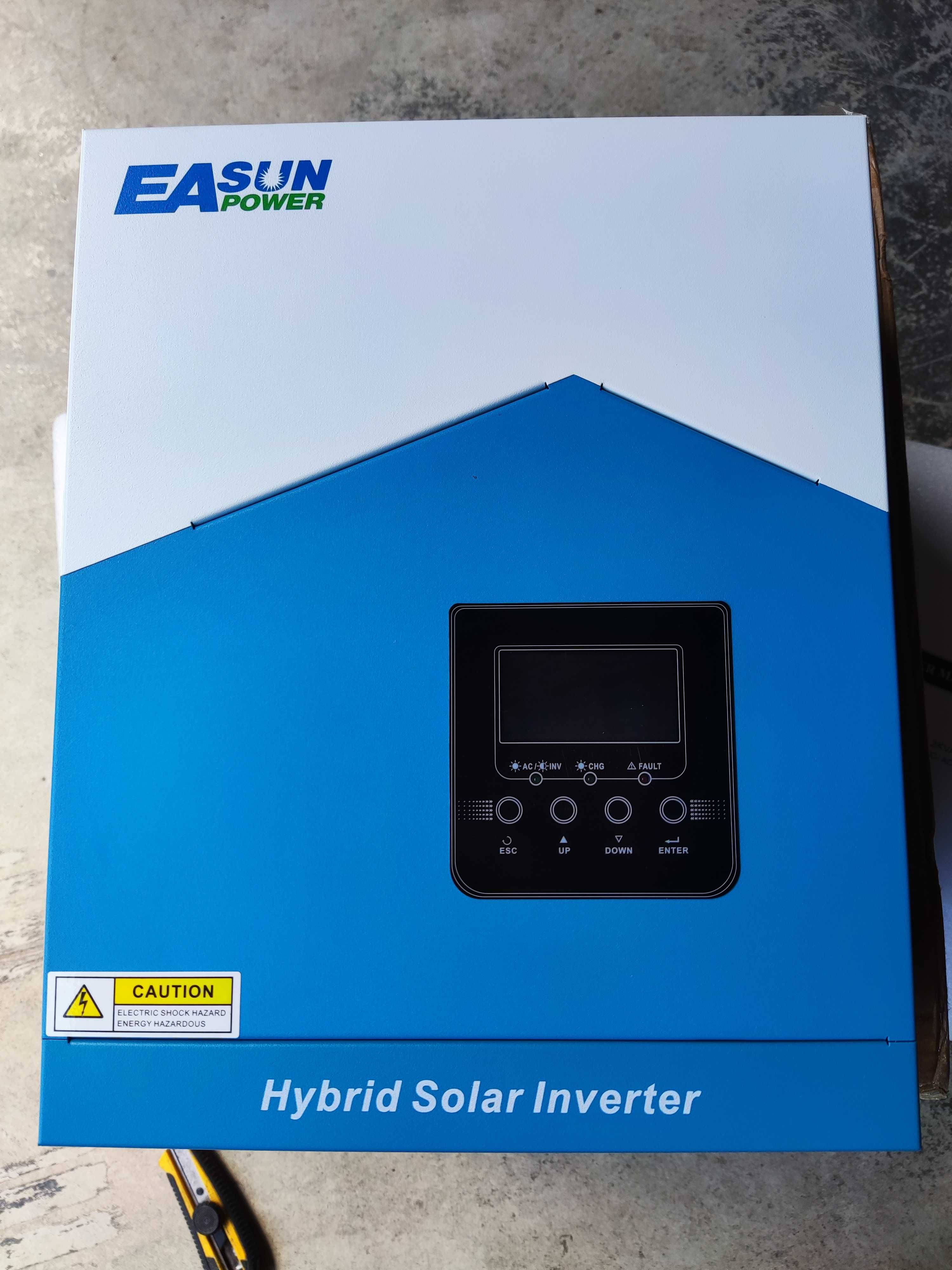 Easun 2.2kw 12v хибриден инвертор!