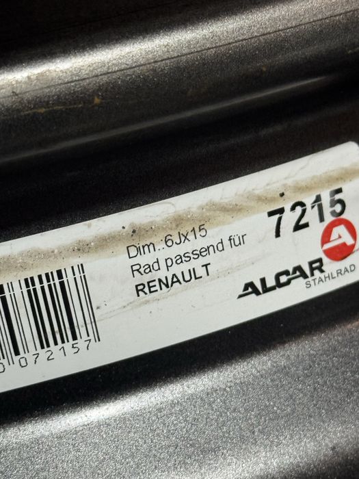 Jante tablă R15 – 6Jx15 ET44, 5x114.3 – Renault Kangoo Mercedes Citan
