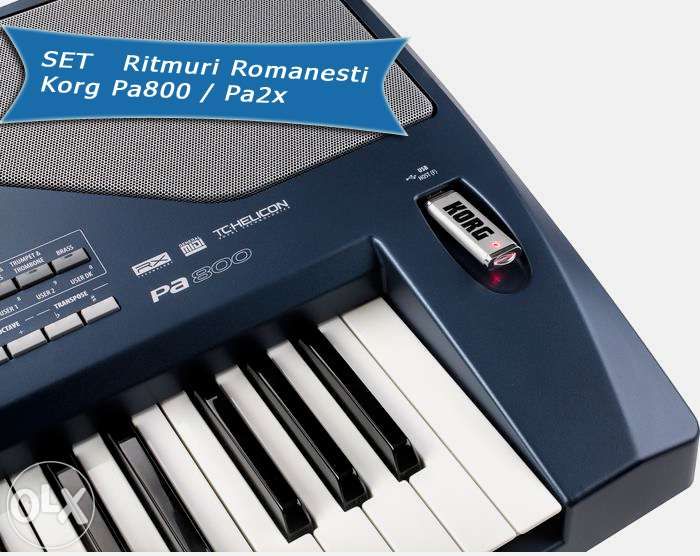 SET aranjat profesional pentru Korg Pa800