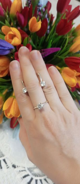 Комплект серебро кумуш