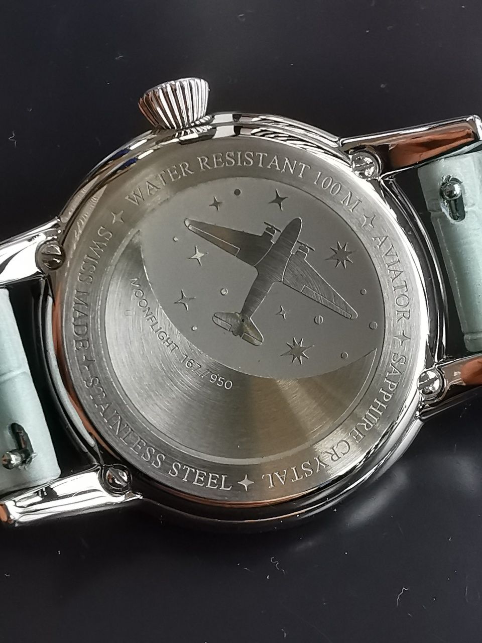 Ceas Aviator Moonflight Quartz Nou, nepurtat!