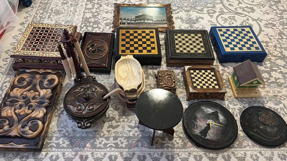 Ручная работа из дерева нарды шахмат астау