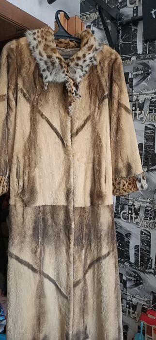 Длинная Норковая шуба