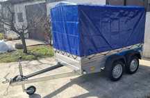 Remorca 750kg cu 2 axe / punte dubla