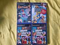 Grand Theft Auto/GTA Vice City/Rayman 3/Sonic PlayStation 2/PS2