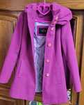 Palton stofa Fucsia Fabricat in Romania marime S/M