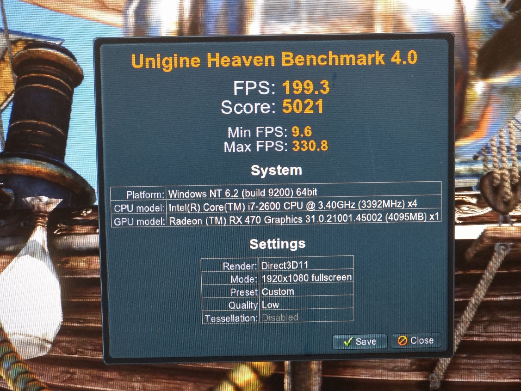 Геймърски Компютър / I7 2600/16GB RAM/SSD-256GB/RX 470 8GB