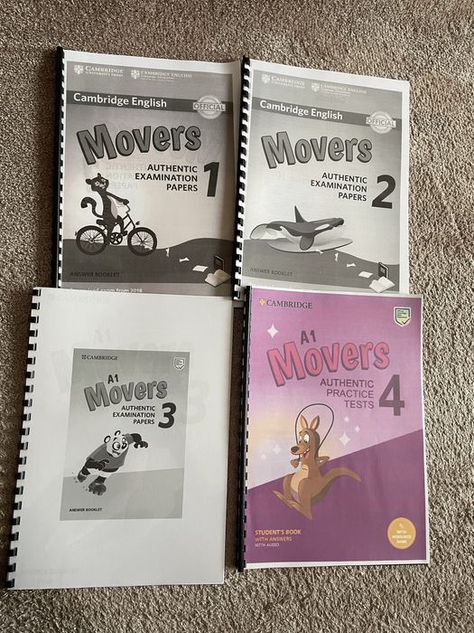 Carti teste Cambridge  Movers/ carti raspunsuri
