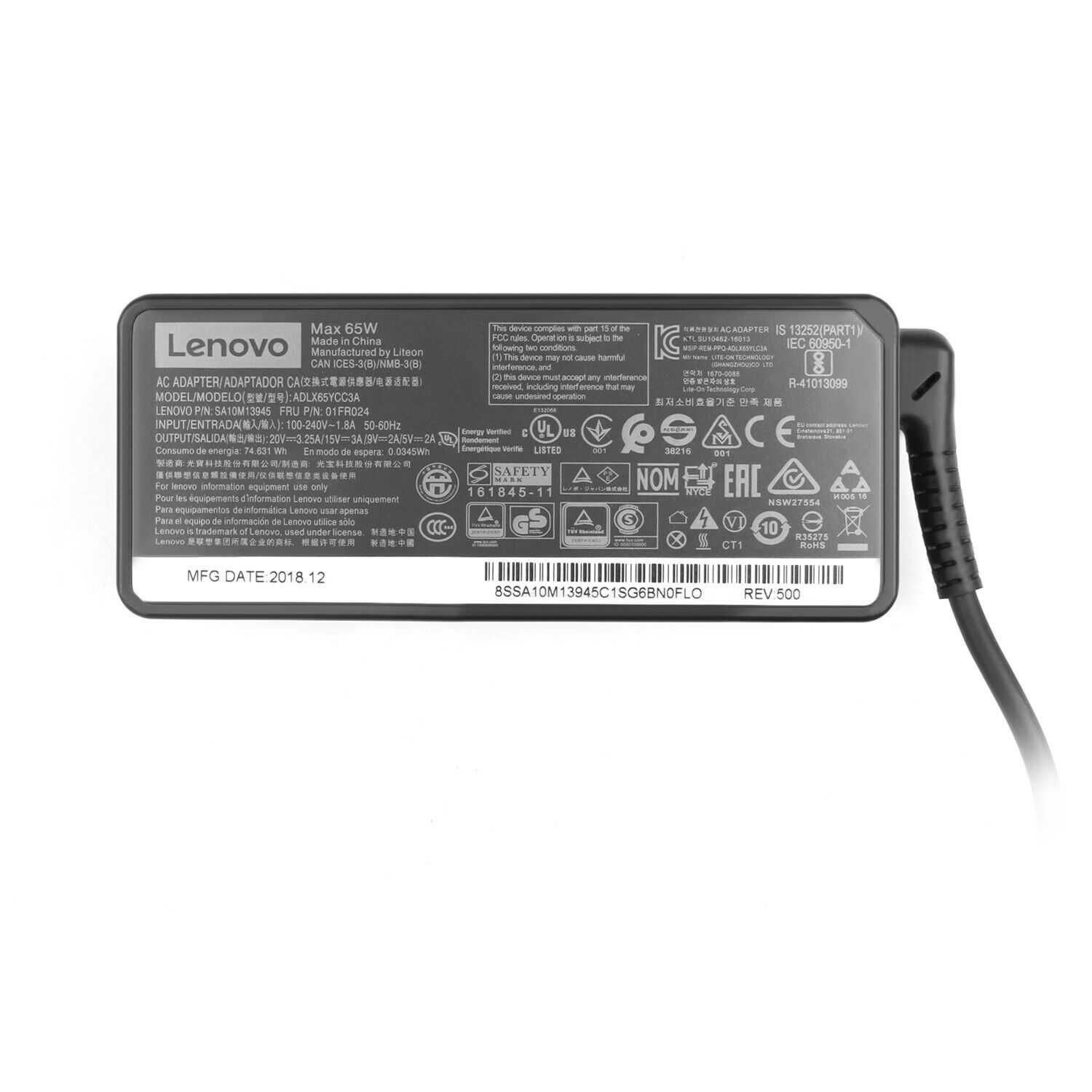 Incarcator laptop Lenovo ORIGINAL, NOU mufa USB Type-C 45/65 W
