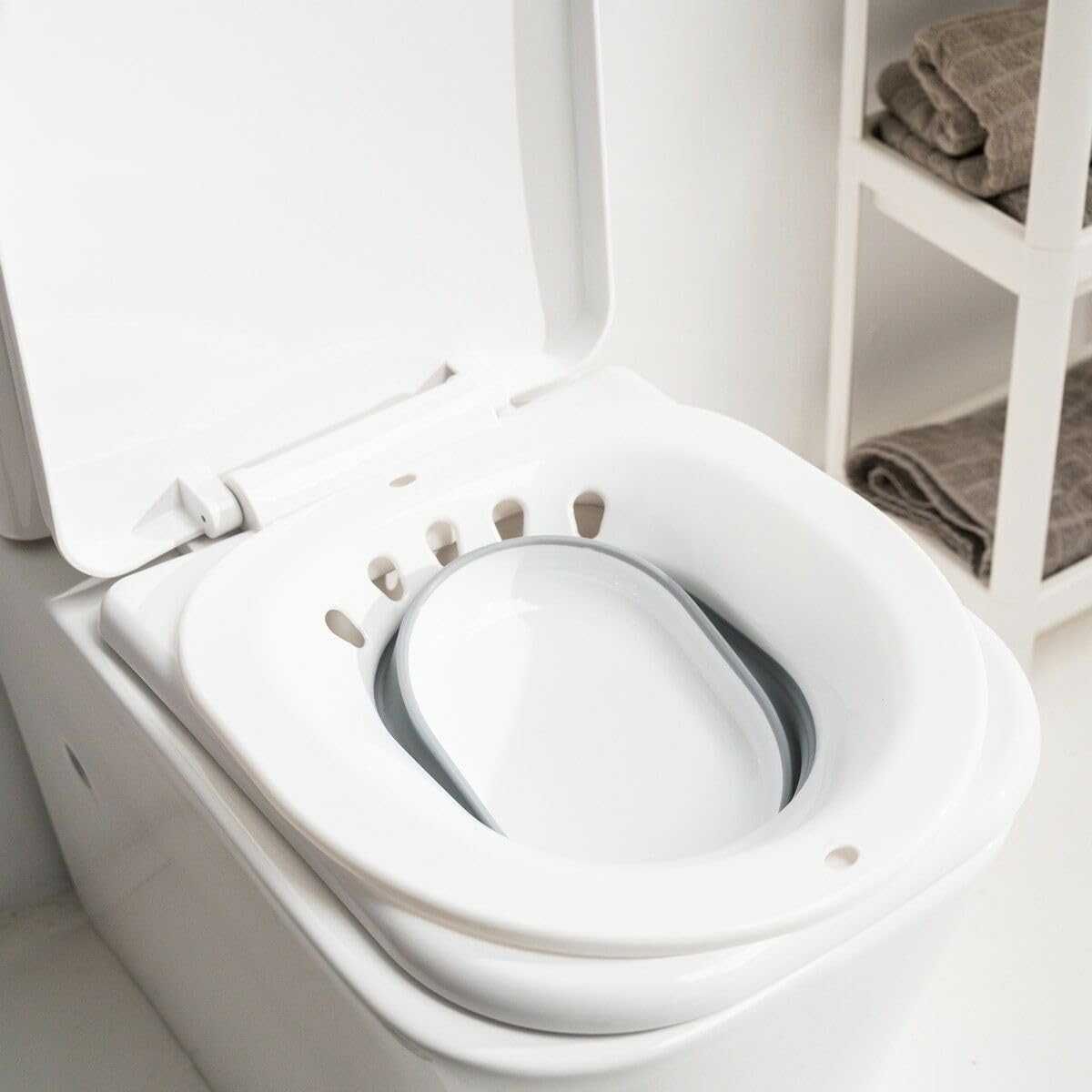 Bideu pliabil si portabil pentru toaleta 5L Usor de golit Universal