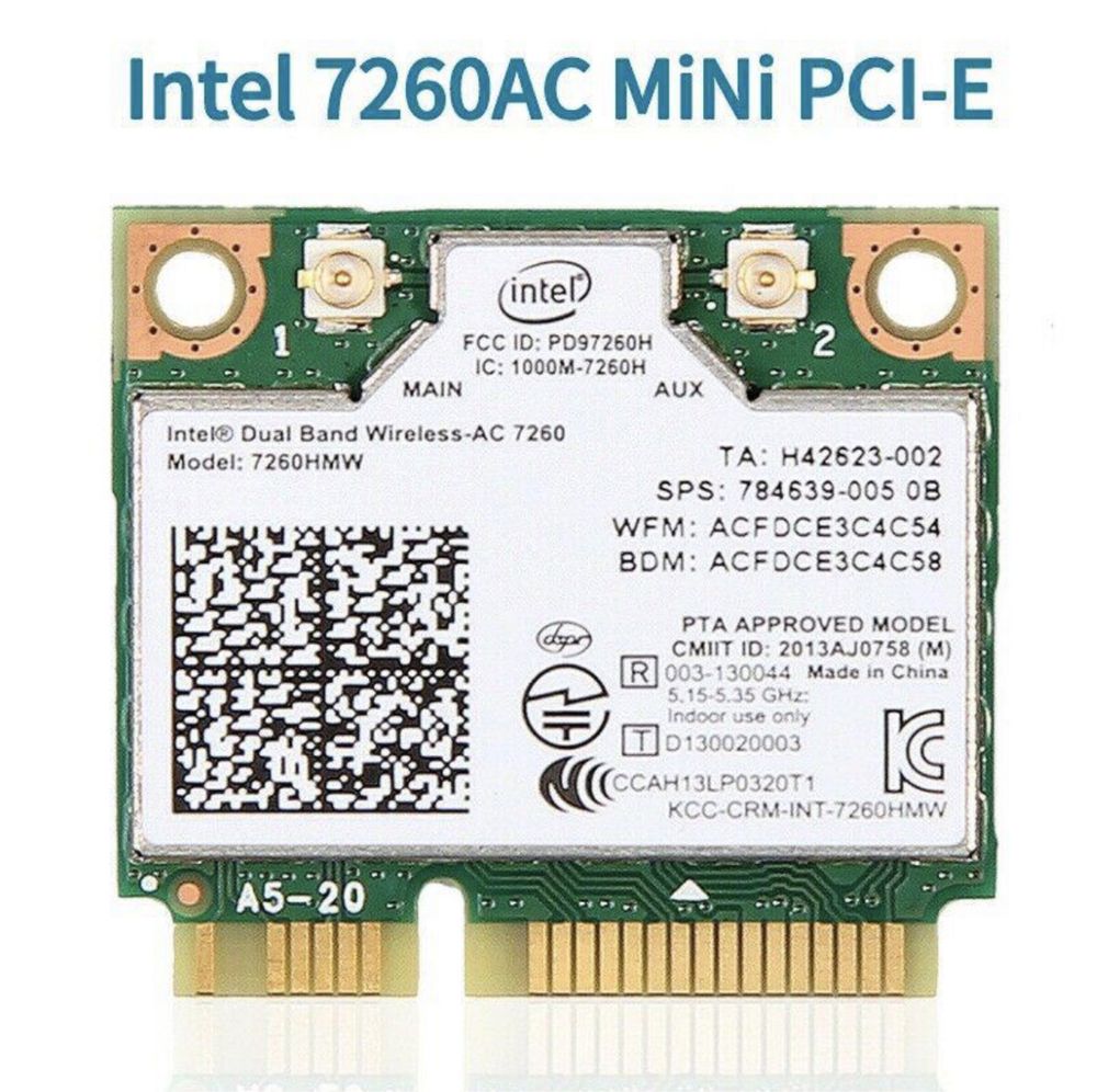 Intel 7260 HMW-mini pcie/AXE3000H(AX210)
